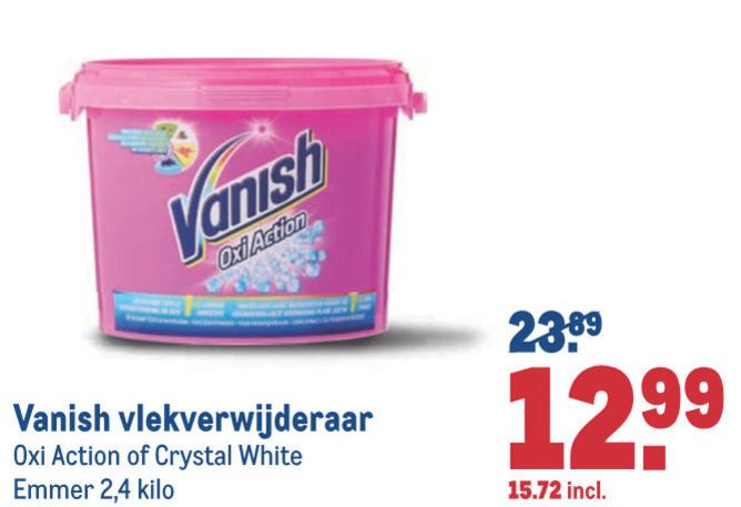 Vanish   vlekkenverwijderaar folder aanbieding bij  Makro - details