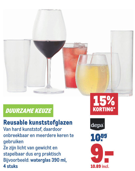 Depa   wijnglas folder aanbieding bij  Makro - details