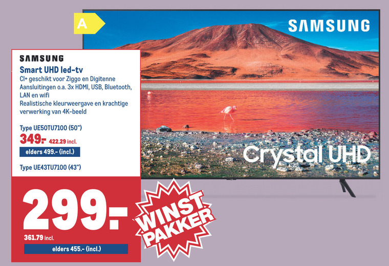 Samsung   4k ultrahd televisies folder aanbieding bij  Makro - details