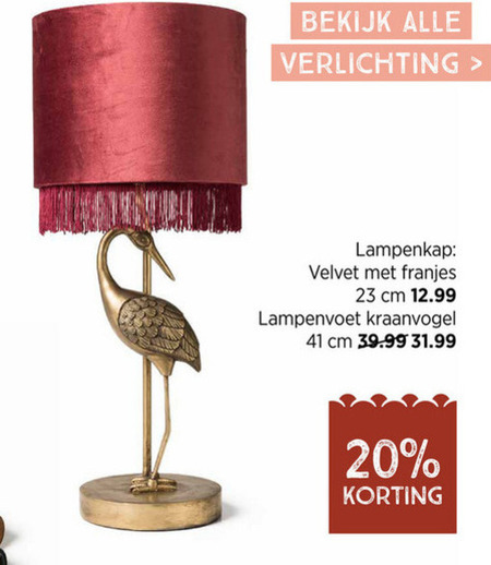 Geurloos Wakker worden herstel lampenvoet, lampenkap folder aanbieding bij Xenos - details