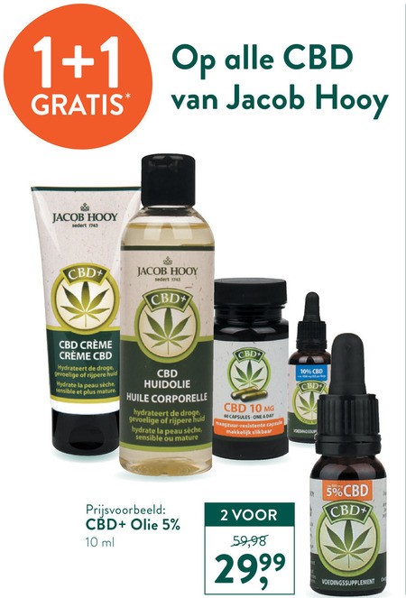 Jacob Hooy   voedingssupplement folder aanbieding bij  Holland & Barrett - details