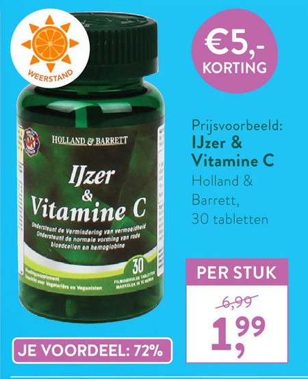 Holland and Barrett   voedingssupplement folder aanbieding bij  Holland & Barrett - details