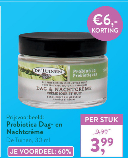 De Tuinen Huismerk   dagcreme, nachtcreme folder aanbieding bij  Holland & Barrett - details