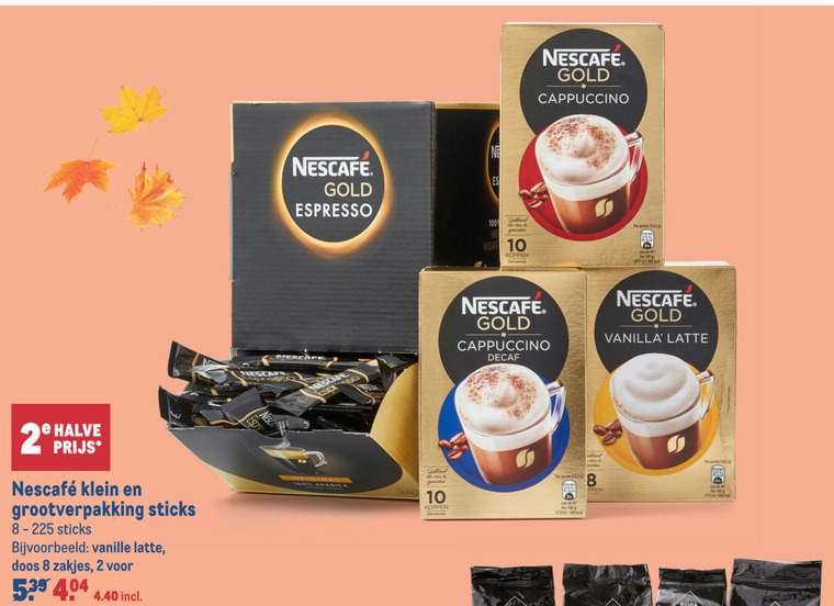 Nescafe   oploskoffie folder aanbieding bij  Makro - details