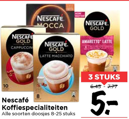 Nescafe   oploskoffie folder aanbieding bij  Vomar - details