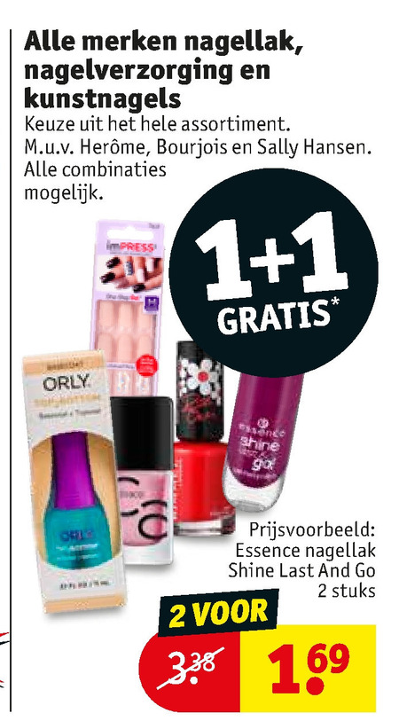 Alle merken   nagellak, kunstnagel folder aanbieding bij  Kruidvat - details