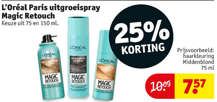 L Oreal   haarkleuring folder aanbieding bij  Kruidvat - details