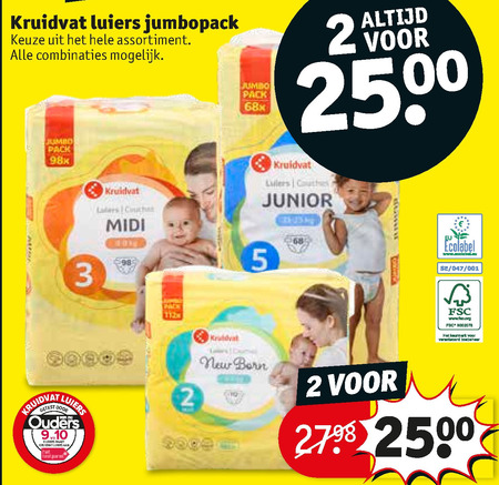 Kruidvat Huismerk   luiers folder aanbieding bij  Kruidvat - details