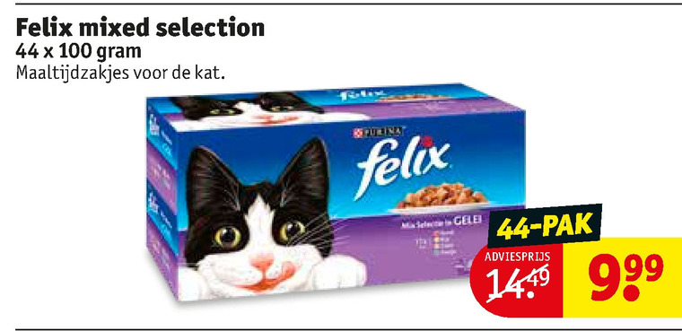 Felix   kattenvoer folder aanbieding bij  Kruidvat - details