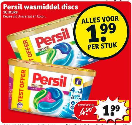 Persil   wasmiddel folder aanbieding bij  Kruidvat - details