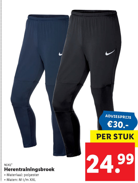 Nike heren joggingbroek aanbieding bij Lidl - details