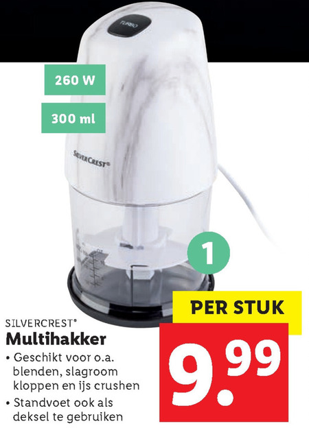 Donau Azijn leiderschap SilverCrest hakmolen folder aanbieding bij Lidl - details