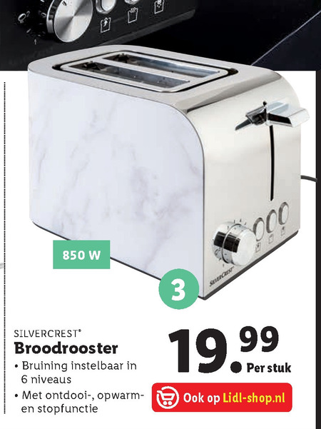 SilverCrest   broodrooster folder aanbieding bij  Lidl - details