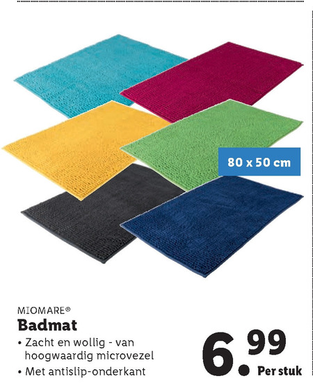 Pardon Overzicht oog Miomare badmat folder aanbieding bij Lidl - details