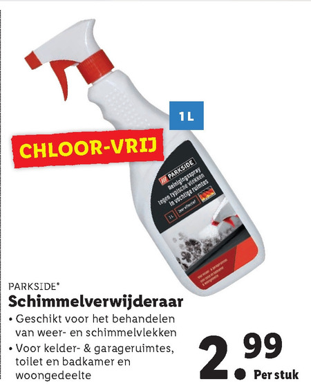 Parkside   schimmelreiniger folder aanbieding bij  Lidl - details