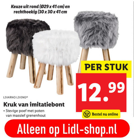 Livarno   poef folder aanbieding bij  Lidl - details