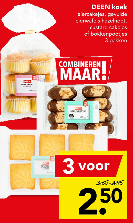 Deen Huismerk   koek, wafels folder aanbieding bij  Deen - details