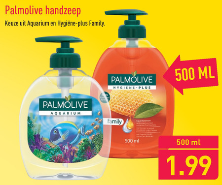 Palmolive   handzeep folder aanbieding bij  Aldi - details