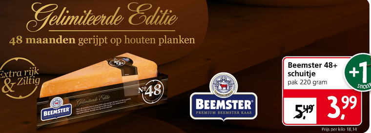 Beemster   kaas folder aanbieding bij  Jan Linders - details