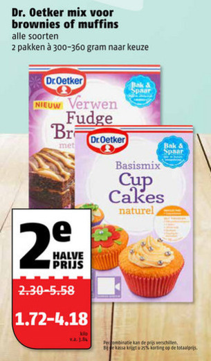 Dr Oetker   bakmix folder aanbieding bij  Poiesz - details