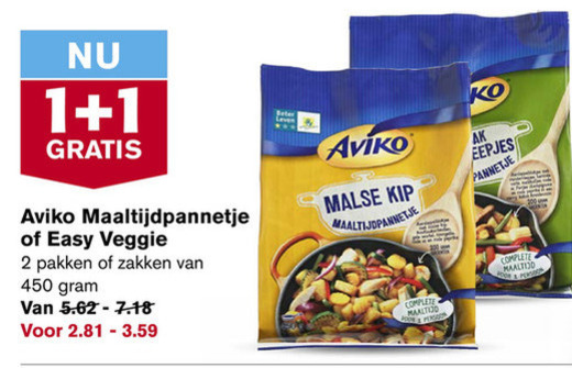 Aviko   diepvriesmaaltijd folder aanbieding bij  Hoogvliet - details