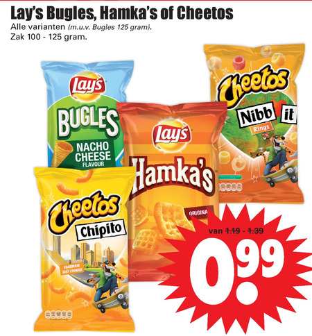 Lays   zoutje folder aanbieding bij  Dirk - details