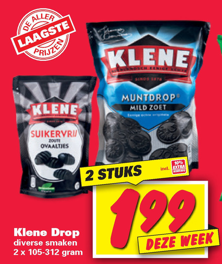 Klene   drop folder aanbieding bij  Nettorama - details