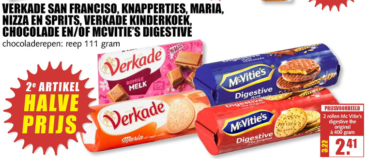 McVities   chocolade, biscuits folder aanbieding bij  MCD Supermarkt Basis - details