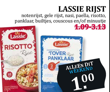 Lassie   couscous, rijst folder aanbieding bij  Boons Markt - details