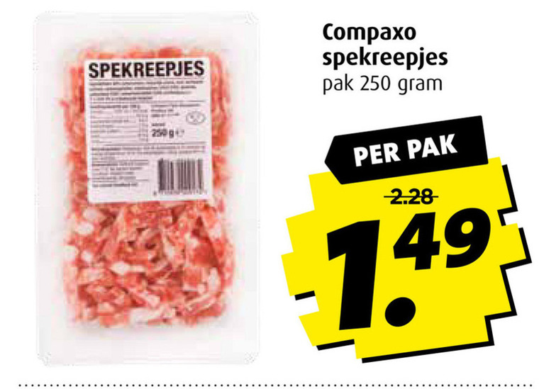 Compaxo   spekreepjes folder aanbieding bij  Boni - details