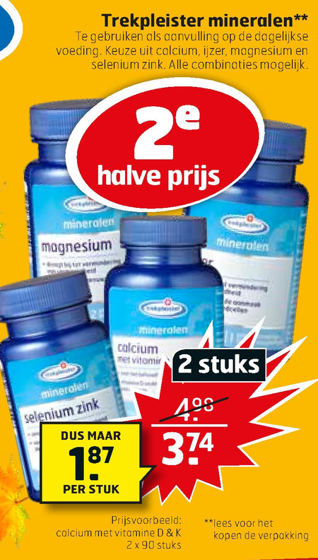 Trekpleister Huismerk   voedingssupplement folder aanbieding bij  Trekpleister - details