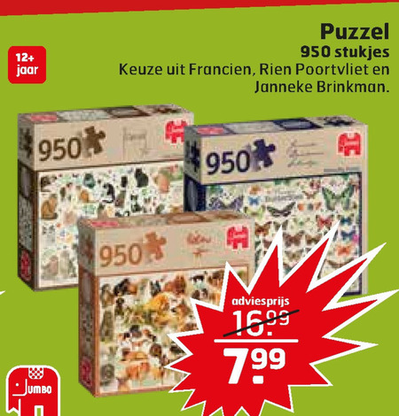 Jumbo   legpuzzel folder aanbieding bij  Trekpleister - details