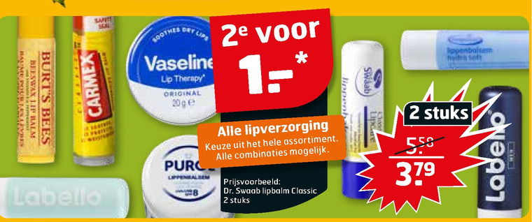 Alle merken   lippenbalsem folder aanbieding bij  Trekpleister - details