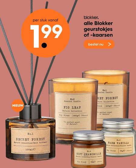 Blokker Huismerk   luchtverfrisser, geurkaars folder aanbieding bij  Blokker - details