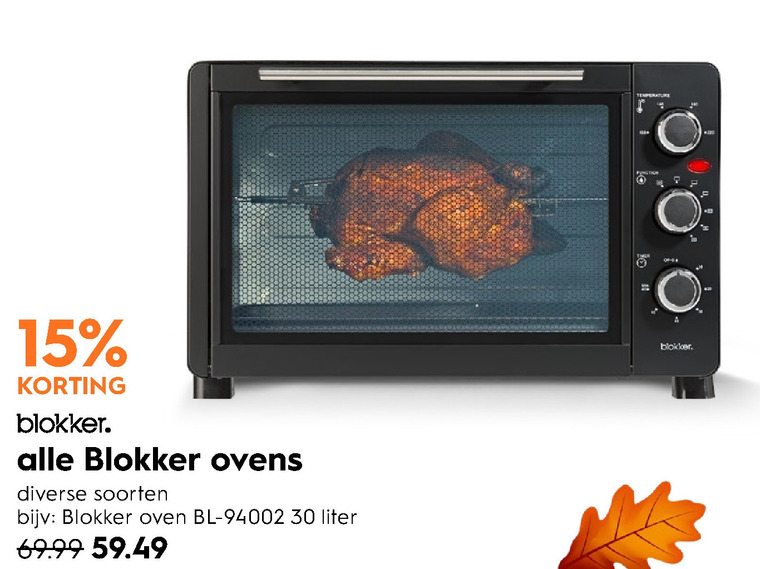 Blokker Huismerk   oven folder aanbieding bij  Blokker - details