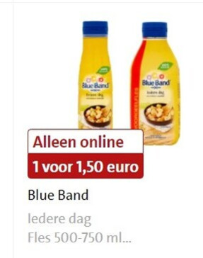 Blue Band   margarine, olie en vetten folder aanbieding bij  Jumbo - details