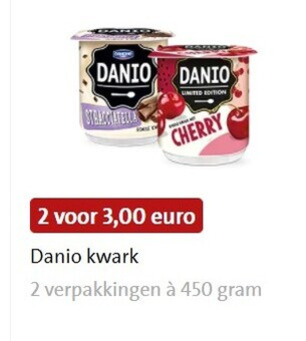 Danone Danio   kwark folder aanbieding bij  Jumbo - details