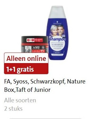 Taft   shampoo, hairspray folder aanbieding bij  Jumbo - details