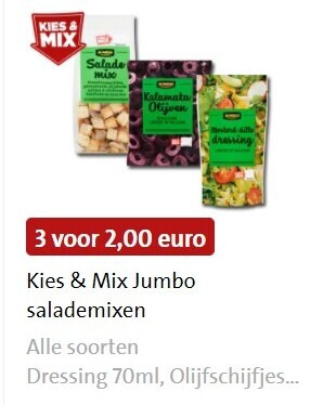 Jumbo Huismerk   dressing, croutons folder aanbieding bij  Jumbo - details