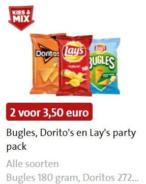 Doritos   chips, zoutje folder aanbieding bij  Jumbo - details