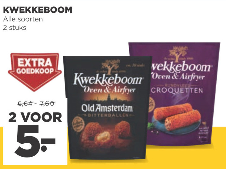 Kwekkeboom   snack, kroket folder aanbieding bij  Jumbo - details