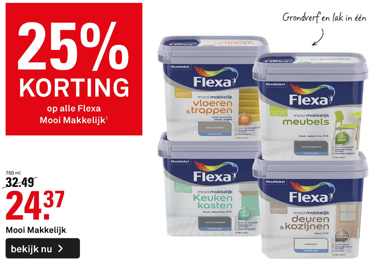 Flexa   lak folder aanbieding bij  Karwei - details