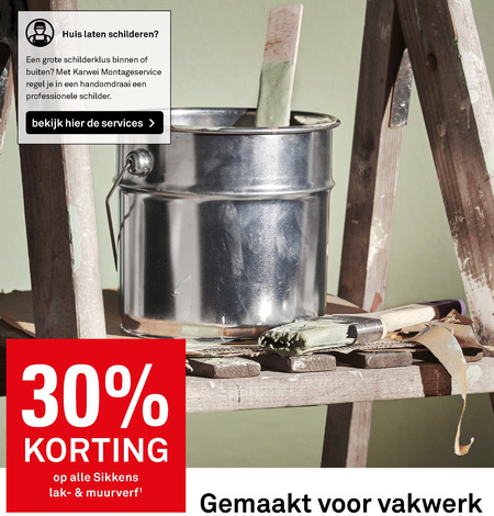 Sikkens   lak, muurverf folder aanbieding bij  Karwei - details