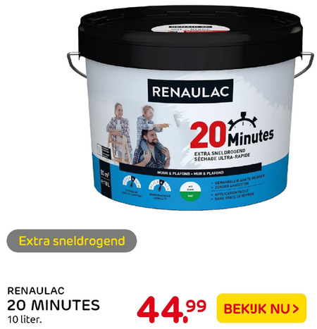 Renaulac   muurverf folder aanbieding bij  Praxis - details