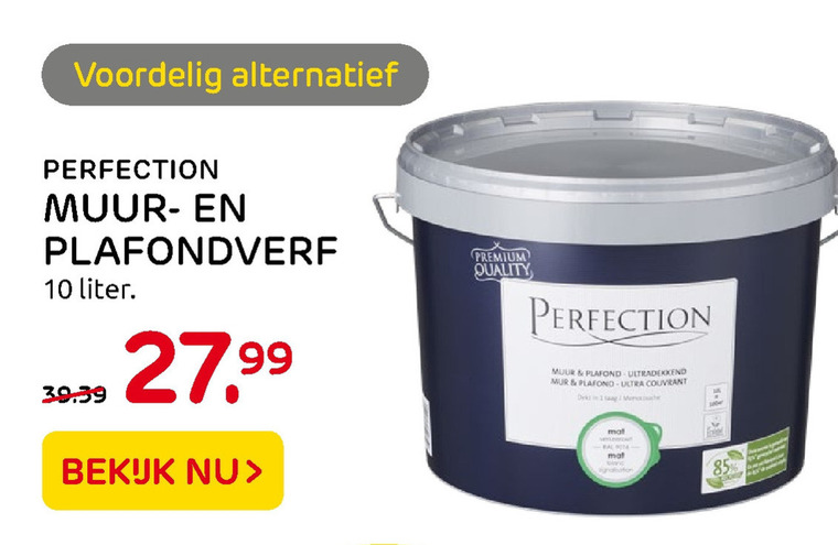 Perfection   muurverf folder aanbieding bij  Praxis - details