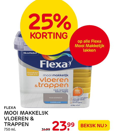 Flexa   traplak, lak folder aanbieding bij  Praxis - details