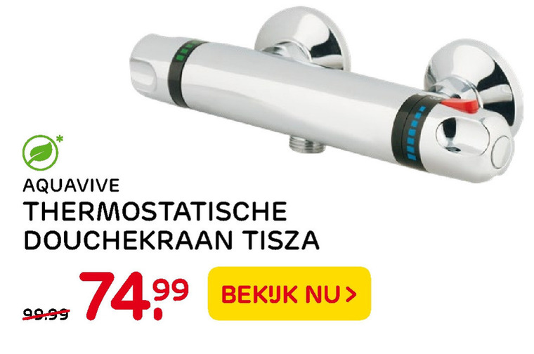 Aquavive   thermostaatkraan, douchekraan folder aanbieding bij  Praxis - details