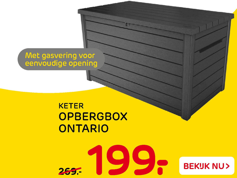 gevechten artikel Formulering Keter tuinstoelkussenbox folder aanbieding bij Praxis - details