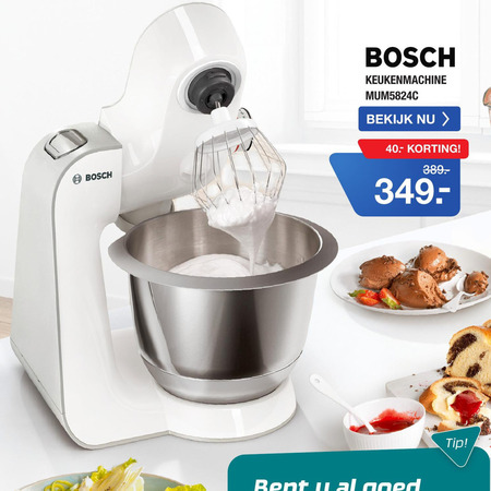 Bosch   keukenmachine folder aanbieding bij  Electroworld - details