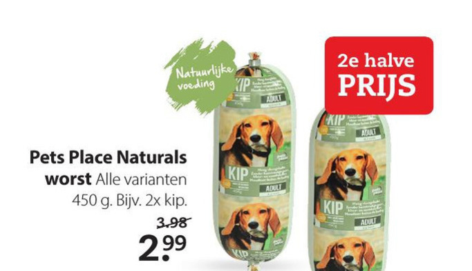 Pets Place Huismerk   hondenvoer folder aanbieding bij  Pets Place - details